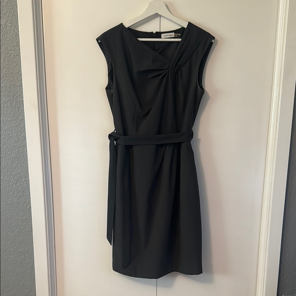 Calvin Klein Black Midi Dress